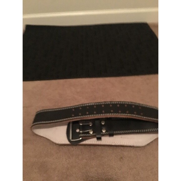 Adult "VALEO" Weightlifting Belt Strength Training Exercise Size Unknown Black - Picture 3 of 11